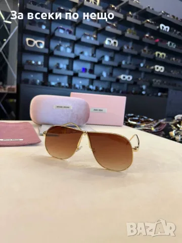 Miu Miu Слънчеви Очила С UV400 Защита Миу Миу - Различни Цветове И Модели Код SEM-396, снимка 5 - Слънчеви и диоптрични очила - 55867132