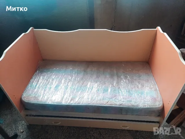 Комбинирано детско бебешко легло с двулицев матрак, снимка 2 - Спални и легла - 48678785