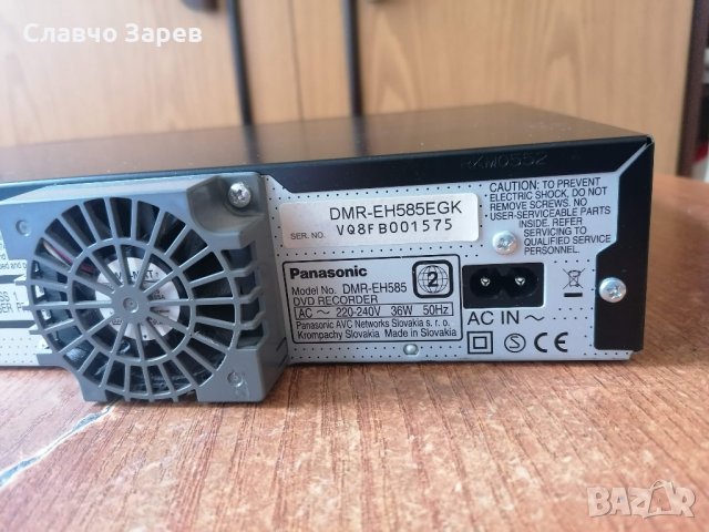 Dvd recorder Panasonic DMR EH 585, снимка 5 - Плейъри, домашно кино, прожектори - 44459897