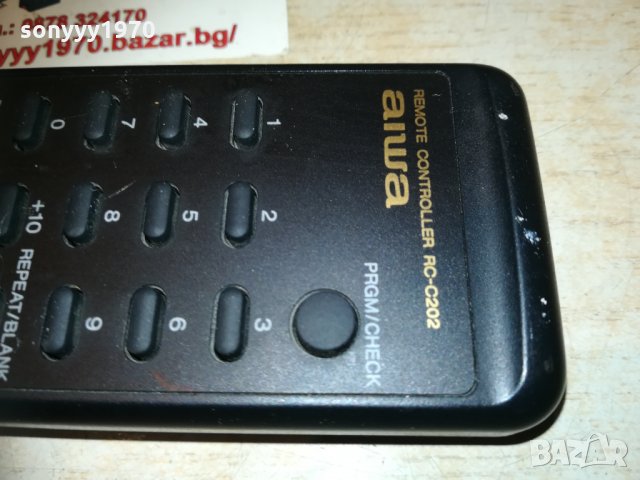 aiwa rc-c202 audio remote-внос switzerland, снимка 2 - Други - 30228903
