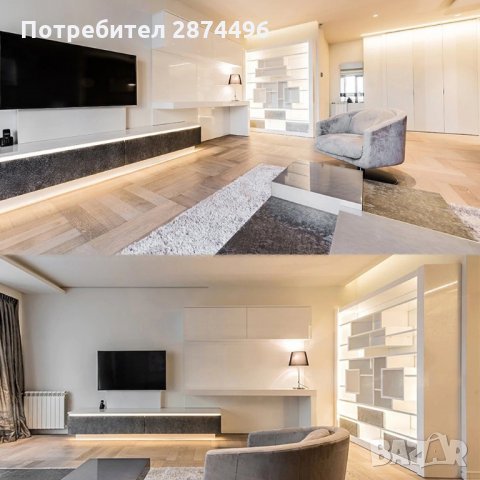 2800 Алуминиев профил, ъглов със светодиодна лента, снимка 11 - Лед осветление - 35346330