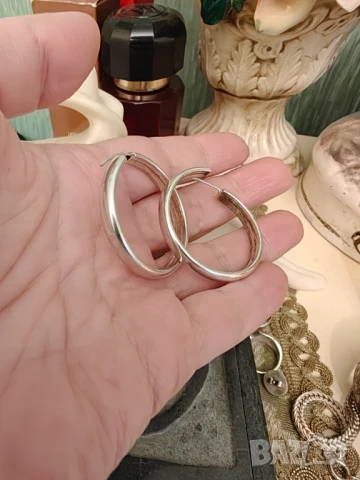 Масивен сребърен лот обеци сбх и пръстен на fossil, снимка 3 - Бижутерийни комплекти - 51422042