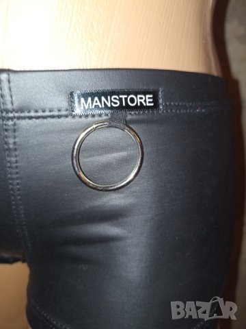 Manstore S, M- Нов секси кожен боксер с халка, снимка 3 - Бельо - 42801559