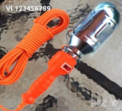 Висококачествена Аварийна Работна Лампа 220V С кабел 10 м, снимка 2 - Други - 29176945