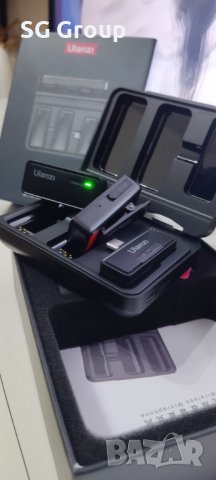 Пофесионални безжични Vlog микрофони. ULANZI, снимка 4 - Микрофони - 39304923