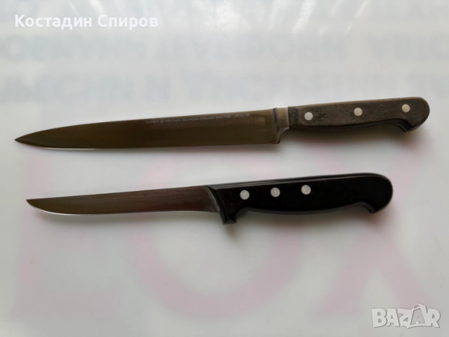 Нож за месо Wusthof + Dick Solingen Germany, снимка 2 - Прибори за хранене, готвене и сервиране - 54204150