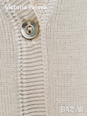 Нежна жилетка STEFANEL Италия,коприна, снимка 6 - Жилетки - 38751759