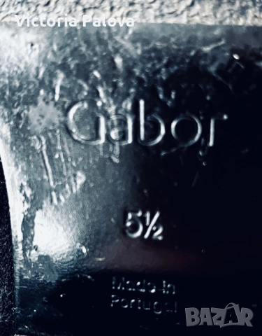 Стилни красиви боти GABOR естествен велур, снимка 9 - Дамски боти - 53906810