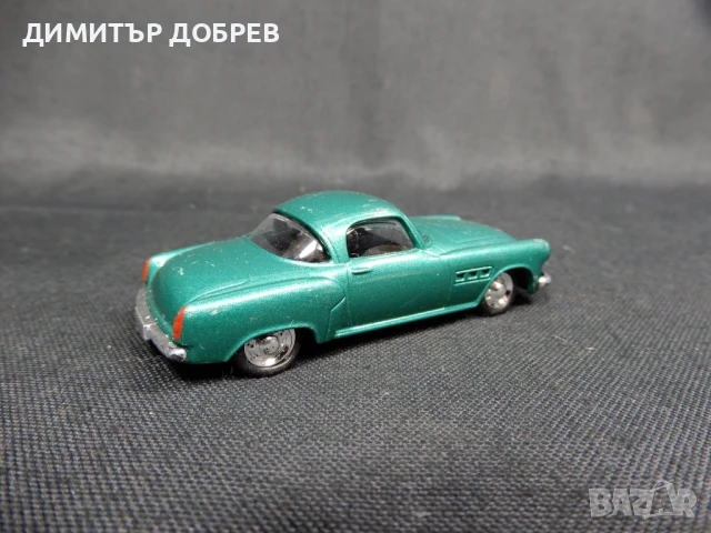 1/64 РЕТРО МЕТАЛНА КОЛИЧКА WARTBURG 313 SPORT COUPE GRELL, снимка 4 - Колекции - 50506494