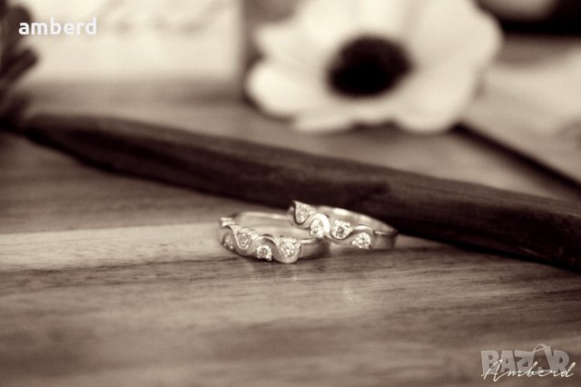 Сребърен пръстен с бели цирконии - модел R065, снимка 4 - Пръстени - 25232806