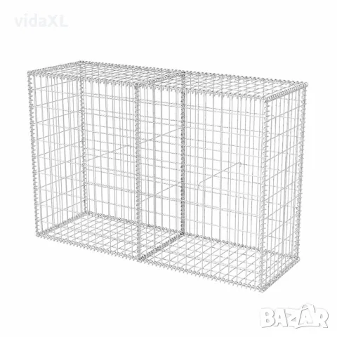 vidaXL Габионна кошница, стомана, 150x50x100 cм, снимка 1 - Огради и мрежи - 56146015