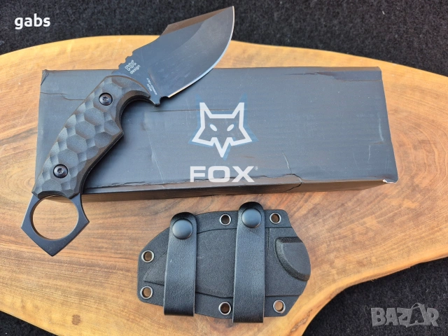 Тактически нож FOX Monkey Thumper FX633,фултанг с кания, снимка 2 - Ножове - 53135802