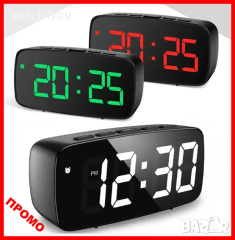 НОВ СВЕТЕЩ ДИГИТАЛЕН ЧАСОВНИК.LED ЧАСОВНИЦИ СЪС СВЕТЕЩИ ГОЛЕМИ ЦИФРИ АЛАРМА, ЕЛЕКТРИЧЕСКИ ЧАСОВНИК