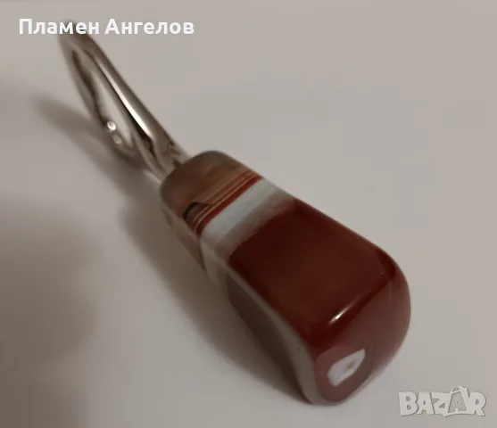 Отварачка за бутилки - Полиран ахат 10×4×2.2см., снимка 5 - Аксесоари за кухня - 56048510