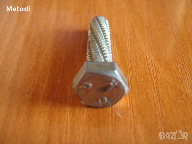 Винт резбонарязващ ф6х25мм шестостенна глава 200бр., снимка 3 - Други инструменти - 42154125