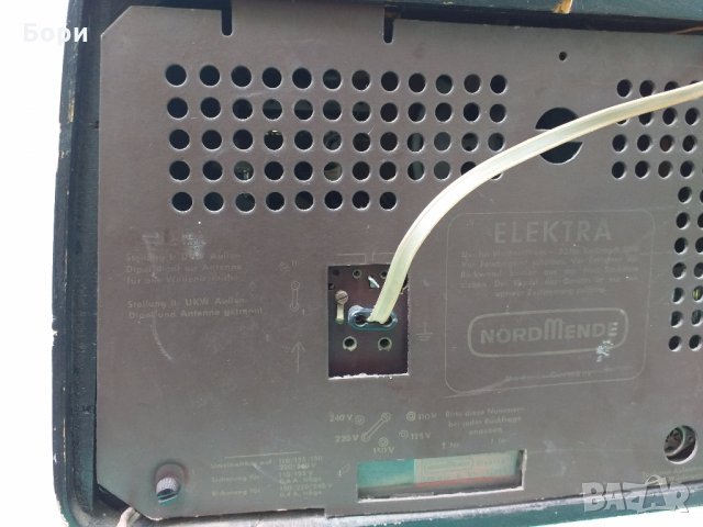 Nordmende Elektra HIFI Е 13  1960г, снимка 9 - Радиокасетофони, транзистори - 29513139