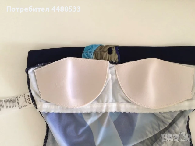 Дамски еднокомпонентен бански тип бандо. Нов, снимка 3 - Бански костюми - 50737171