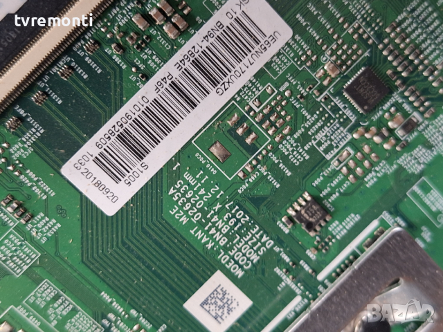 Mainboard BN94-12864E BN41-02635A​  for 65inc for SAMSUNG UE65NU7172U DISPLAY CY-NN065HGLV2H, снимка 2 - Части и Платки - 44708608