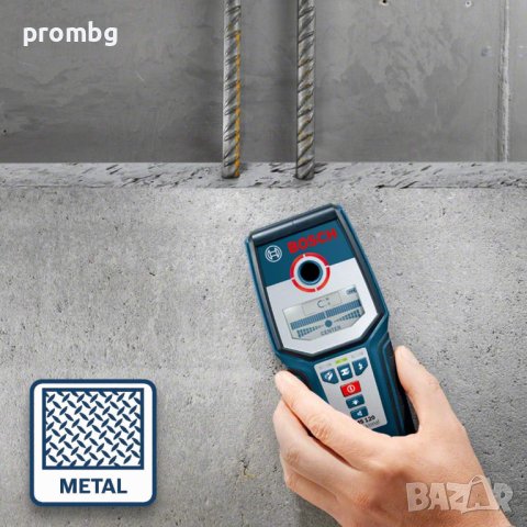 Bosch GMS 120 детектор за напрежение, Германия, снимка 4 - Други инструменти - 42726918