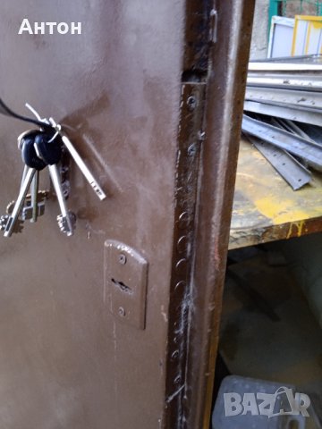 Врата Железна без каса с 3 брави и 4 панти, снимка 3 - Други - 39839463