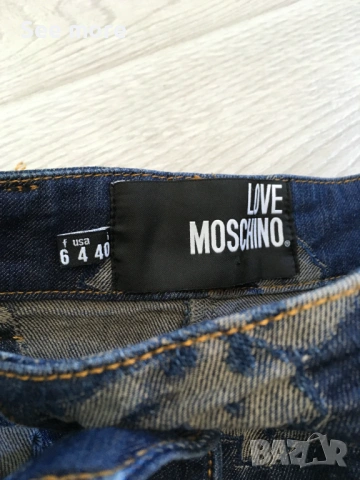 Love Mochino Jeans пеперуди и лого за дами IT40, снимка 7 - Дънки - 54352324