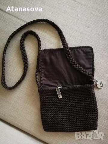 дамска чантичка марка - the sac плетена, снимка 5 - Чанти - 30387027