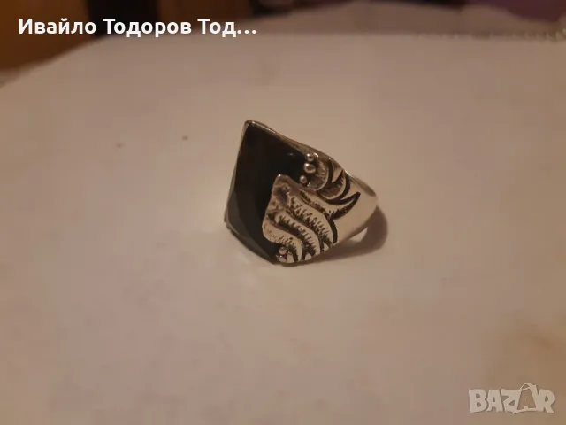 Уникален сребърен пръстен ръчна изработка , снимка 4 - Пръстени - 47857456