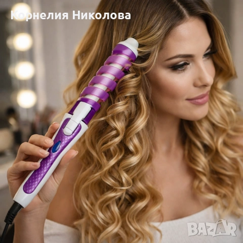 Маша за перфектни къдрици у дома или в салона, снимка 7 - Аксесоари за коса - 54183444