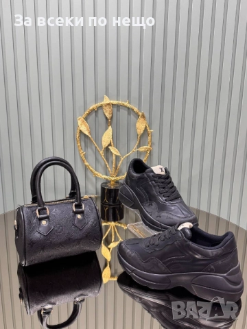 Louis Vuitton Комплект Дамска Чанта И Дамски Маратонки - Налични Различни Цветове И Модели Код SK406, снимка 11 - Чанти - 52870901