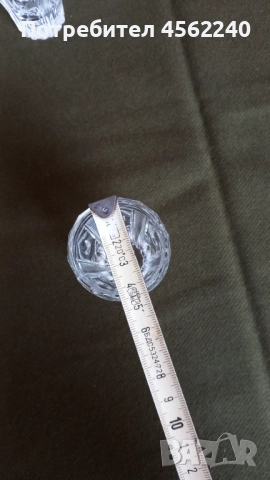 Кристални чашки за ракия, снимка 4 - Чаши - 51663627