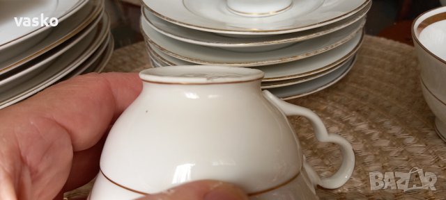 BAVARIA-костен порцелан,позлата, снимка 10 - Сервизи - 36629321