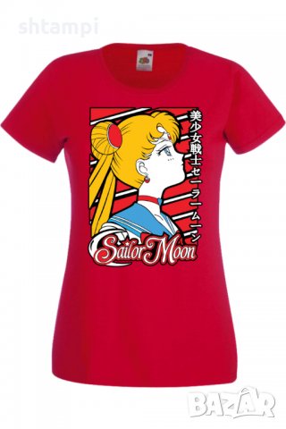 Дамска тениска Sailor Moon 01,Анимация,игра,Празник,Повод., снимка 4 - Тениски - 37946254