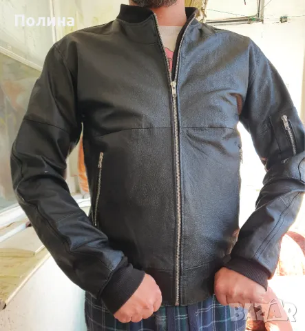 Мъжко яке от еко кожа