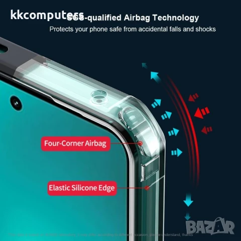 Realme 14 5G / 14T 5G XUNDD Силиконов Калъф TPU+Acrylic и Протектор, снимка 5 - Калъфи, кейсове - 50652771