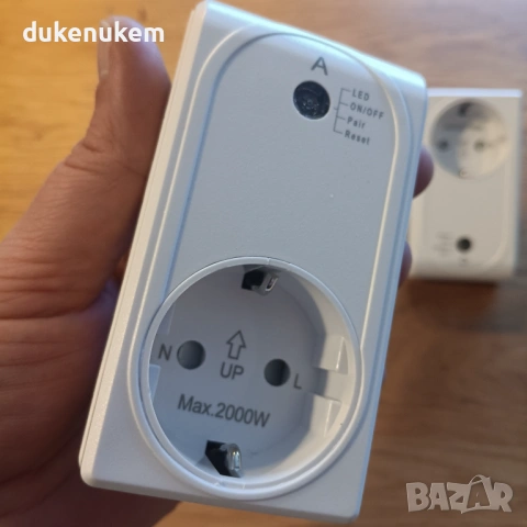 Комплект безжични контакти с дистанционно – 3+1, 2000W, снимка 9 - Друга електроника - 53333488