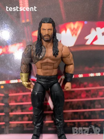 Екшън фигура WWE Roman Reigns Роман Рейнс ELITE SERIES Bloodline mattel figure елит, снимка 3 - Колекции - 48829963