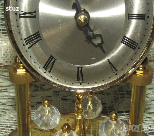 Настолен часовник Hermle с въртящи се кристални сфери, снимка 10 - Антикварни и старинни предмети - 54211045