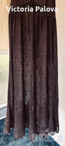 Красива рокля цвят шоколад Австралия, снимка 3 - Рокли - 50966661