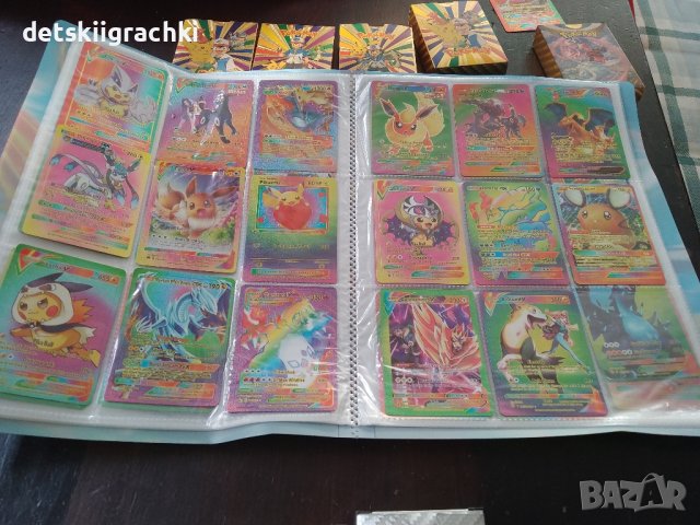 Pokemon карти Rainbow (дъга)-55бр в пакет, снимка 2 - Колекции - 42826487