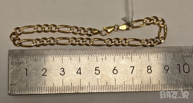 Златна гривна, снимка 4 - Гривни - 51597007