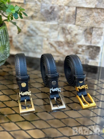 колани от естетствена кожа в кутия ysl saint laurent