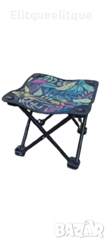 Преносима сгъваема табуретка за къмпинг, туризъм, риболов, плаж, снимка 5 - Къмпинг мебели - 52182545