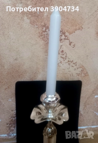 Бароков свещник , снимка 7 - Антикварни и старинни предмети - 51523082