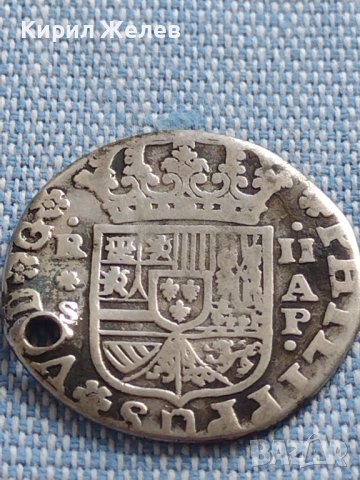 Сребърна монета 2 реала 1736г. Филип пети Севиля Испания 13647, снимка 10 - Нумизматика и бонистика - 42891010
