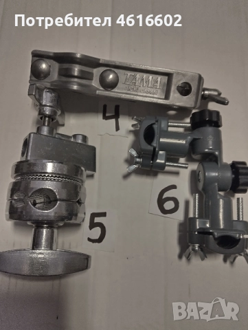 Клампи за барабани с рамена и без рамена, снимка 5 - Ударни инструменти - 51979034