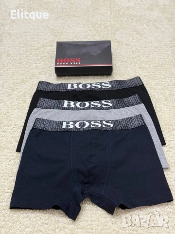 боксерки в кутия lacoste Gucci Calvin Klein Burberry hugo boss emporio armani dsquared2 , снимка 5 - Бельо - 52907781