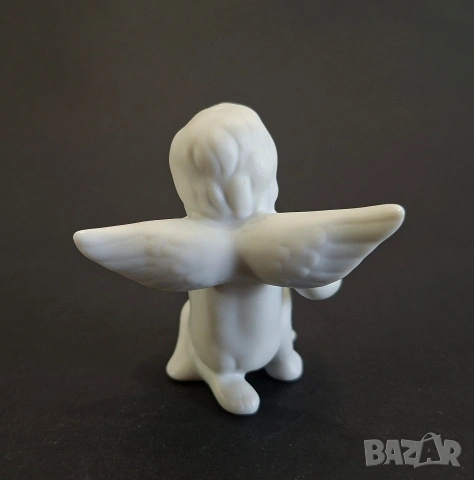 Порцеланов ангел с акордеон (6 см) - Rosenthal, снимка 3 - Статуетки - 53950465