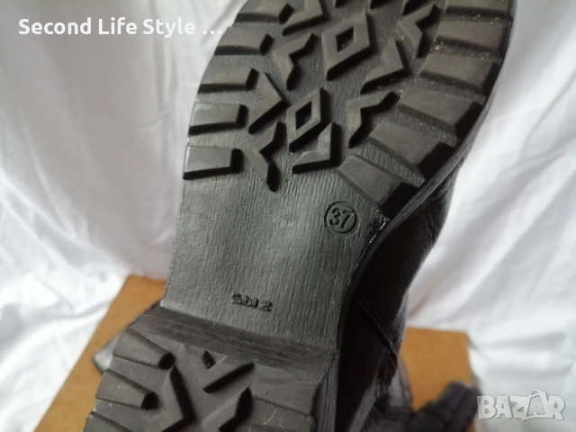 № 37 дамски ботуши с връзки естествена кожа, снимка 16 - Дамски ботуши - 53143409