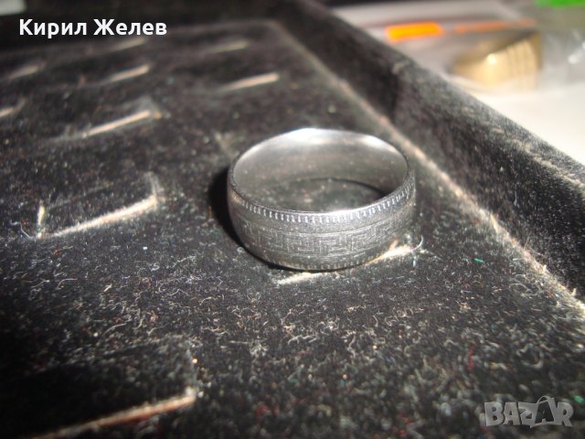 ПРЪСТЕН ХАЛКА ВЕРСАЧЕ ОРНАМЕНТИКА НЕРЪЖДАЕМА БЛАГОРОДНА СТОМАНА 19638, снимка 4 - Пръстени - 32175736