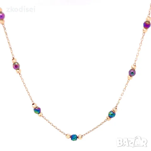 Златно колие 2,44гр. 43см. 14кр. проба:585 модел:28145-4, снимка 1